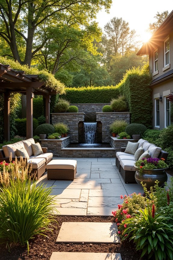 diverse patio water options