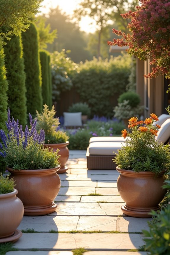 elegant durable ceramic planters