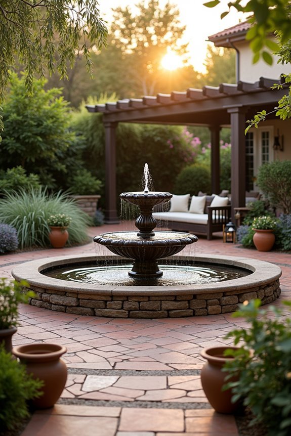 fountain water recirculation systems